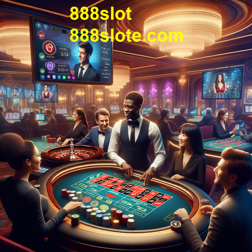 Experiência Imersiva no Cassino Ao Vivo do 888slot